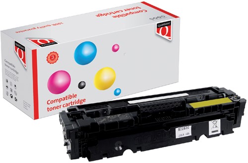 TONERCARTRIDGE QUANTORE ALTERNATIEF TBV HP CF412X 410X GEEL