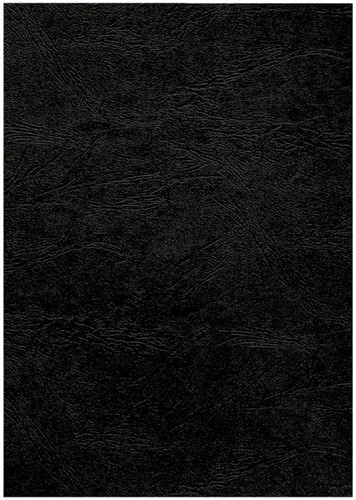VOORBLAD FELLOWES A4 LEDERLOOK ZWART 25 STUKS-2
