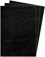 VOORBLAD FELLOWES A4 LEDERLOOK ZWART 25 STUKS-3