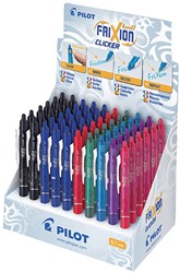 ROLLERPEN PILOT FRIXION CLICKER MEDIUM ASSORTI