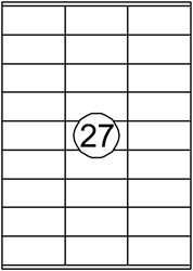 ETIKET QUANTORE 70X32MM 2700STUKS