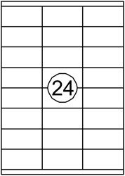 ETIKET QUANTORE 70X35MM 2400STUKS