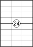 ETIKET QUANTORE 70X37MM 2400STUKS