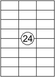 ETIKET QUANTORE 70X37MM 2400STUKS