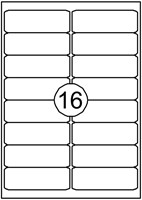 ETIKET QUANTORE 99.1X33.9MM 1600 STUKS