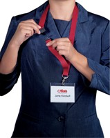 TEXTIELKOORD DURABLE 8137 MET KARABIJNHAAK ROOD-2