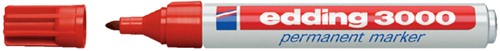 VILTSTIFT EDDING 3000 ROND 1.5-3MM ROOD BLISTER À 4 STUK-2
