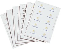 BADGEKAART DURABLE 1453 BEDRUKBAAR 40X75MM 240 STUKS