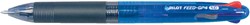 BALPEN PILOT BEGREEN 4KLEUREN FEED GP4 MEDIUM BLAUW