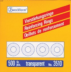 VERSTERKINGSRINGEN AVERY 3510 13MM TRANSPARANT 500 STUKS