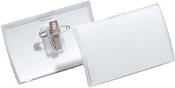 BADGE DURABLE 8214 CLICK FOLD MET COMBIKLEM 54X90MM