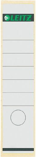 RUGETIKET LEITZ BREED/LANG 62X285MM ZELFKLEVEND WIT 10 STUKS