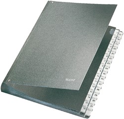 BUREAUMAP LEITZ 1-31 270X354X345MM HARDBOARD ZWART