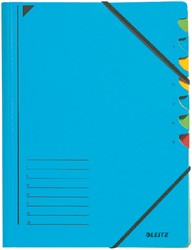 SORTEERMAP LEITZ 7 TABBLADEN KARTON BLAUW