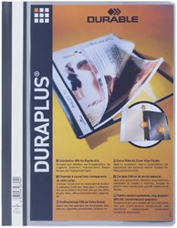 SNELHECHTMAP DURABLE DURAPLUS A4 GRIJS