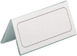 TAFELNAAMBORD DURABLE 8052 61X210MM TRANSPARANT