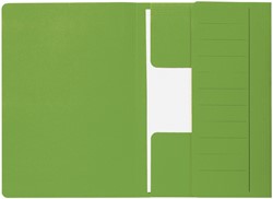 DOSSIERMAP DJOIS SECOLOR MAMMOET FOLIO 3 KLEPPEN 250GR RECYCLED GROEN 50 STUKS