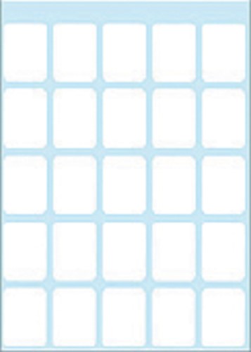 ETIKET HERMA 3660 15X20MM WIT 175 STUKS