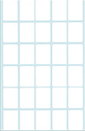 ETIKET HERMA 2390 19X27MM WIT 960 STUKS-2