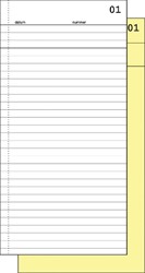 COMMISSIEBOEK EXPRES SI-30020 210X105MM 50X2VEL