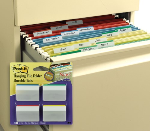 INDEXTABS POST-IT 686A1 38X50.8MM STRONG GEBOGEN ASSORTI 24 TABS-2