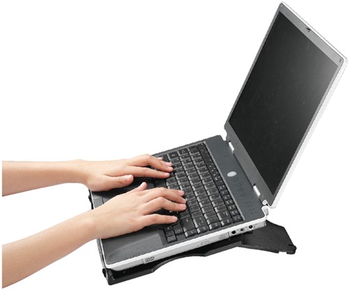 LAPTOPSTANDAARD QUANTORE VERSTELBAAR ANTRACIET-3