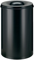 PAPIERBAK MET VLAMDOVER VEPABINS 110LITER ZWART-3