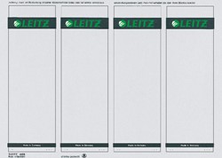 RUGETIKET LEITZ BREED/KORT 62X192MM ZELFKLEVEND WIT 100 STUKS