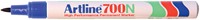VILTSTIFT ARTLINE 700 ROND 0.7MM BLAUW