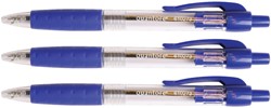 BALPEN QUANTORE GRIP DRUKKNOP BLAUW MEDIUM