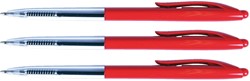 BALPEN QUANTORE DRUKKNOP ROOD MEDIUM