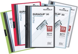 KLEMMAP DURABLE DURACLIP A4 3MM 30 VELLEN ASSORTI