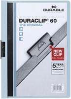 KLEMMAP DURABLE DURACLIP A4 6MM 60 VELLEN BLAUW