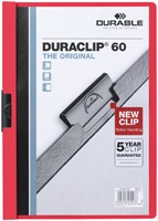 KLEMMAP DURABLE DURACLIP A4 6MM 60 VELLEN ROOD