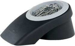 PAPERCLIPHOUDER VEGAS INCLUSIEF 100 PAPERCLIPS ZWART