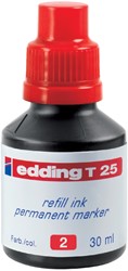 VILTSTIFTINKT EDDING T25 ROOD