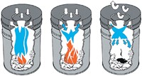 PAPIERBAK MET VLAMDOVER VEPABINS 15LITER 26CM ZWART-2