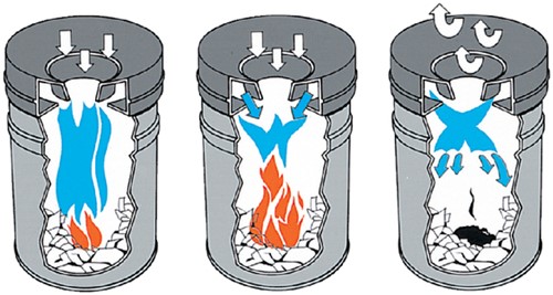 PAPIERBAK MET VLAMDOVER VEPABINS 15LITER 26CM ZWART-2