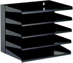 SORTEERREK VEPA BINS 5 DELIG ZWART