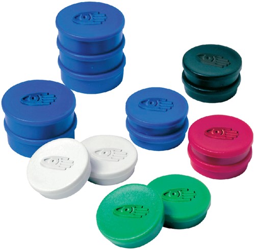 MAGNEET LEGAMASTER 20MM 250GR ROOD 10 STUKS-2