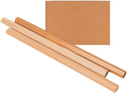 INPAKPAPIER KRAFT GESTREEPT 60GR 100CM X 10M OP ROL