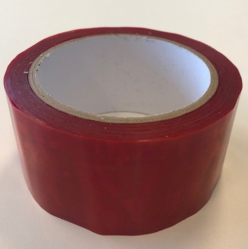 TAPE SECURITY PVC IMPRINTED OPENED 50MMX50M